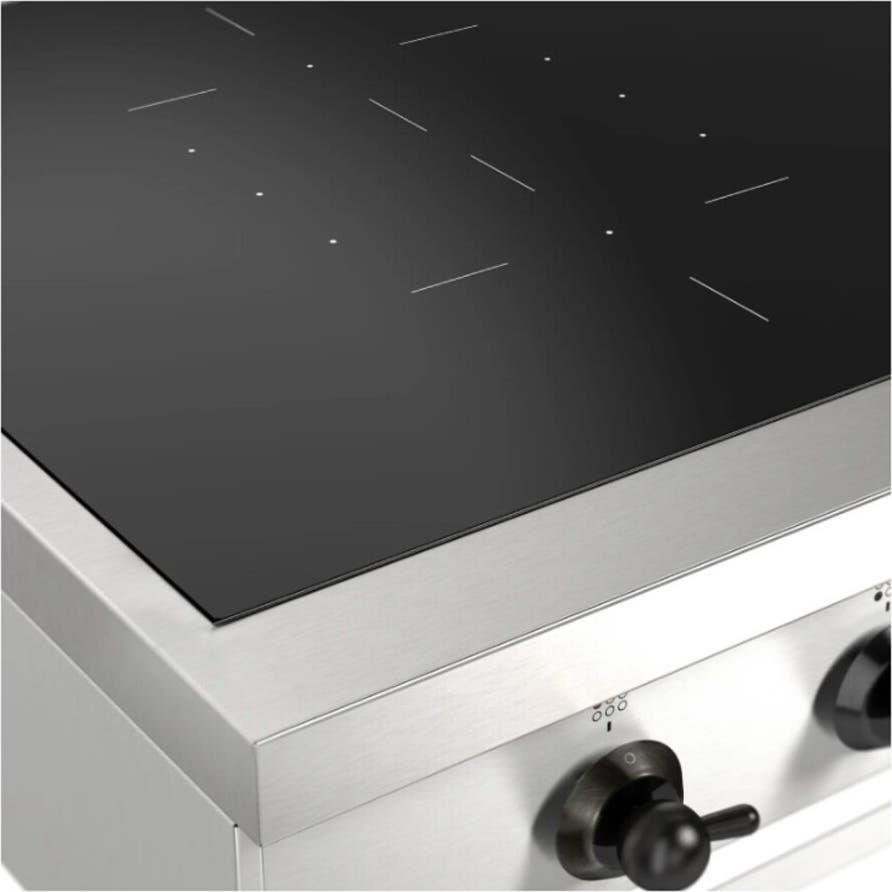 Ilve UHCPI486NSSB Stainless Steel With Burnished Trim