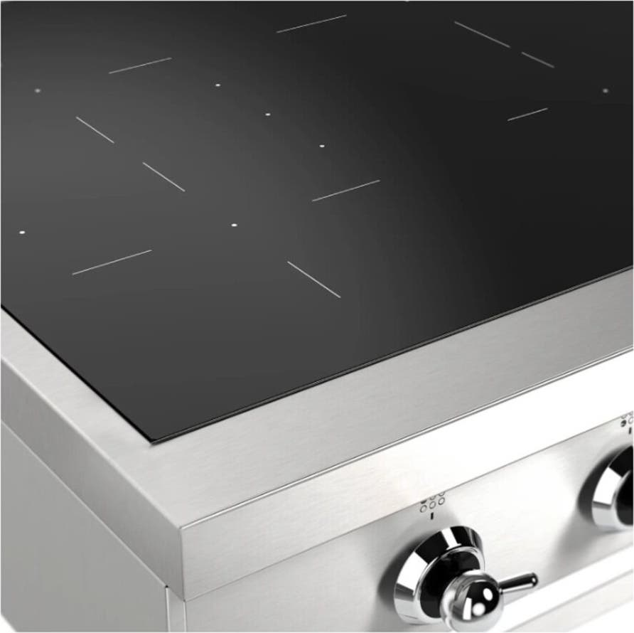 Ilve UHCPI366NSSC Stainless Steel With Chrome Trim