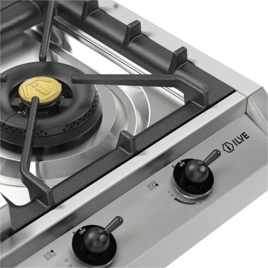 Ilve UHCP965FNSSBLP Stainless Steel With Burnished Trim, Liquid Propan...