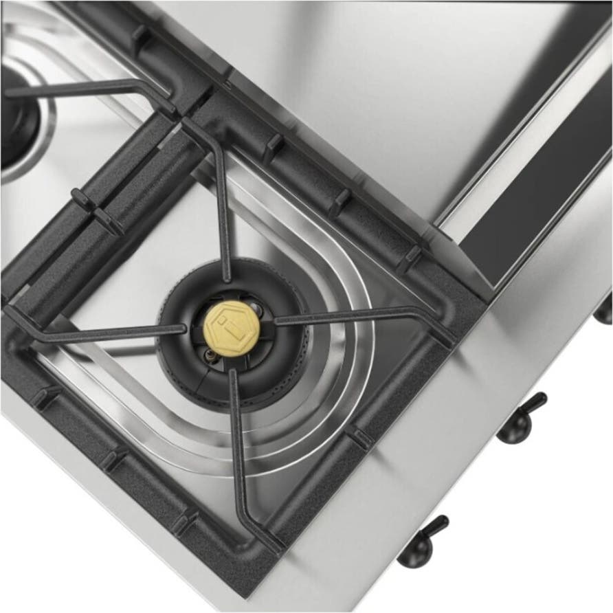 Ilve UHCP48FNSSB Stainless Steel With Burnished Trim, Natural Gas