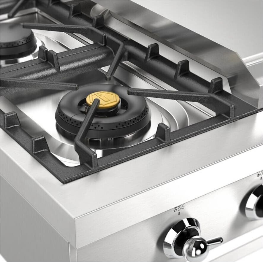 Ilve UHCP36FNSSCLP Stainless Steel With Chrome Trim, Liquid Propane