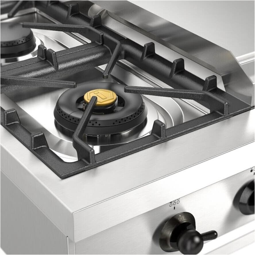 Ilve UHCP36FNSSBLP Stainless Steel With Burnished Trim, Liquid Propan...