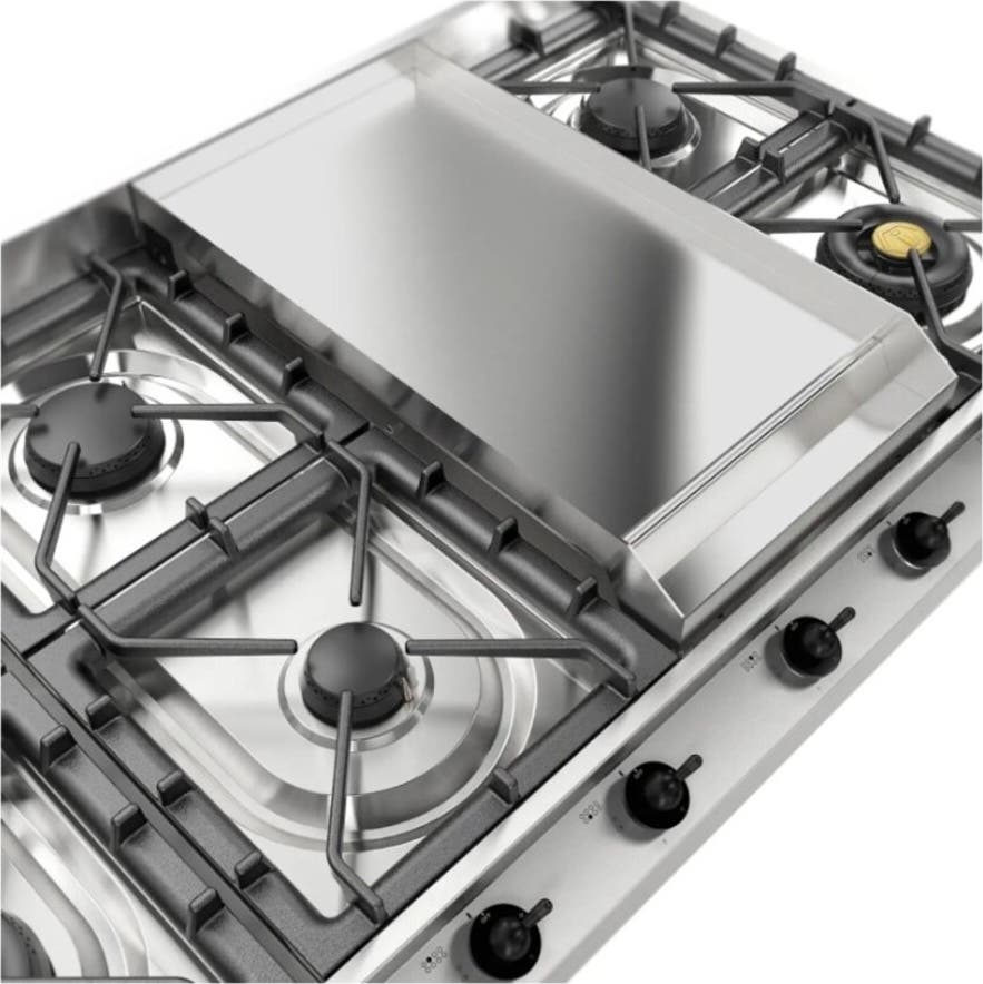 Ilve UHCP1265FNSSB Stainless Steel With Burnished Trim, Natural Gas