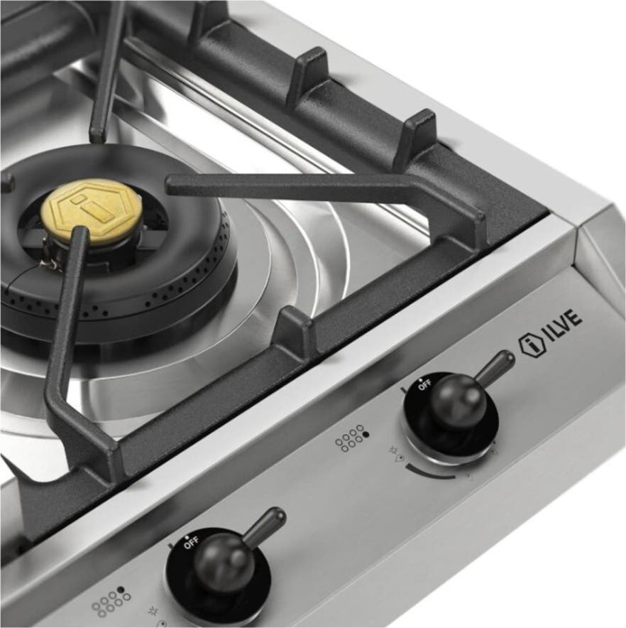 Ilve UHCP1265FNSSB Stainless Steel With Burnished Trim, Natural Gas