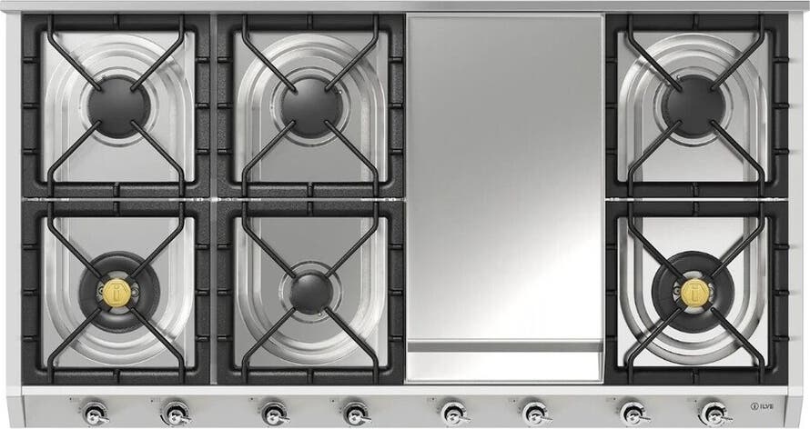 Ilve UHCP1265FNSSCLP Stainless Steel With Chrome Trim, Liquid Propane