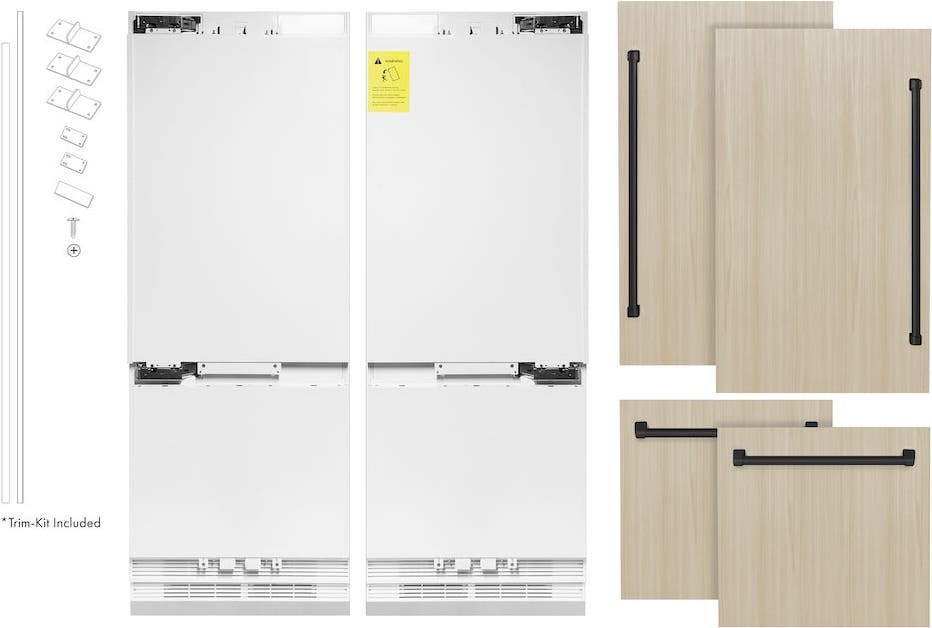 Zline RBIVZ60MB Panel Ready With Matte Black Handles