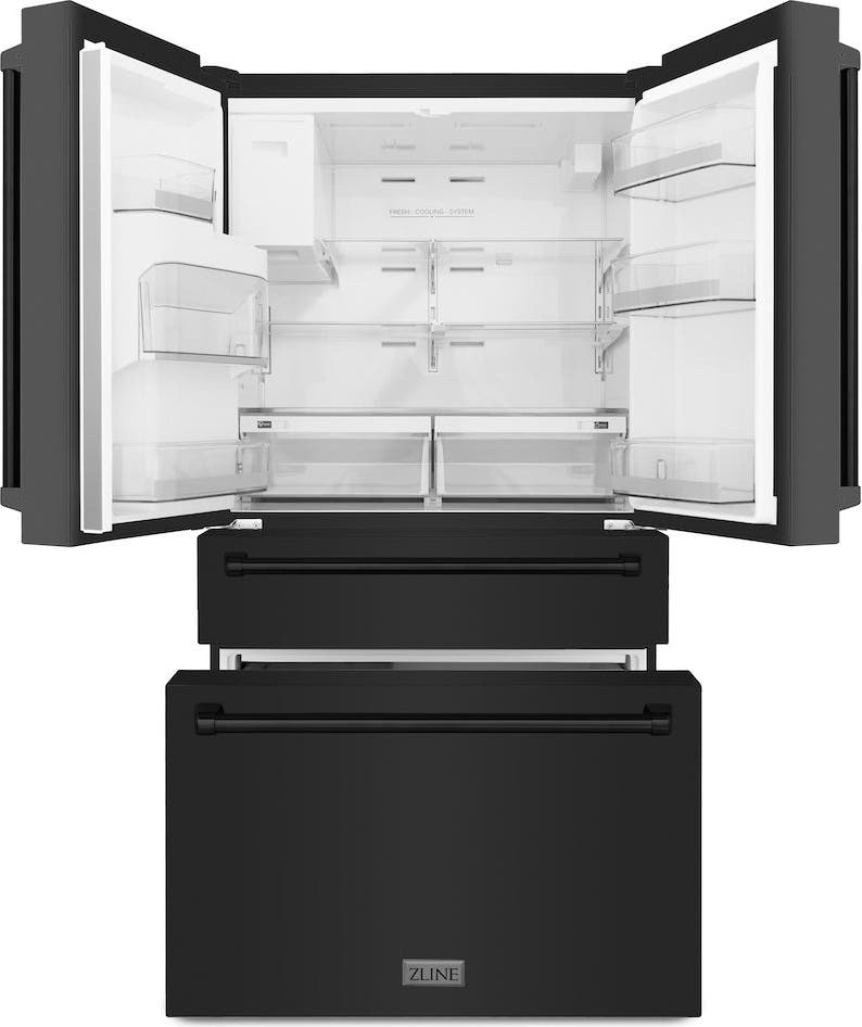 Zline RFMW36BS Black Stainless Steel