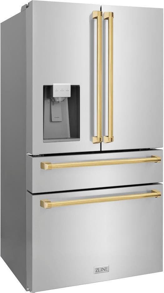 Zline RFMZW36G Stainless Steel With Gold Accents