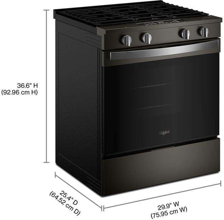 Whirlpool WSGS4530TV Black Stainless Steel