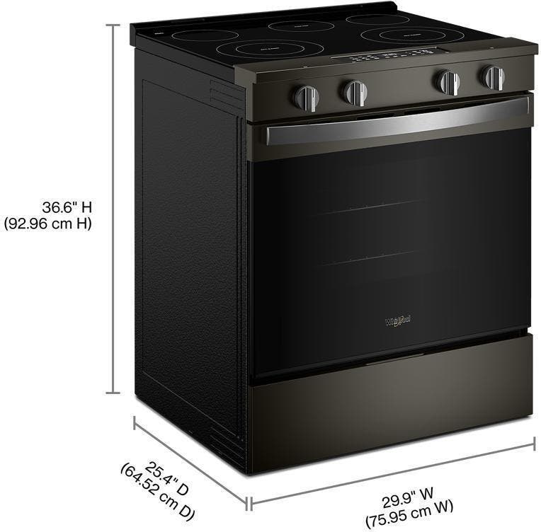 Whirlpool WSES4530TV Fingerprint Resistant Stainless Steel