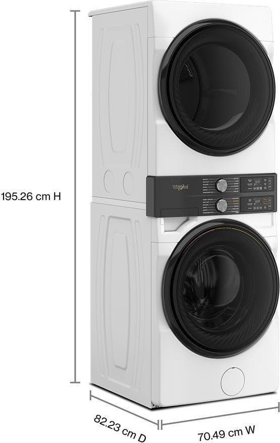 Whirlpool WGF5727TW Gas, White