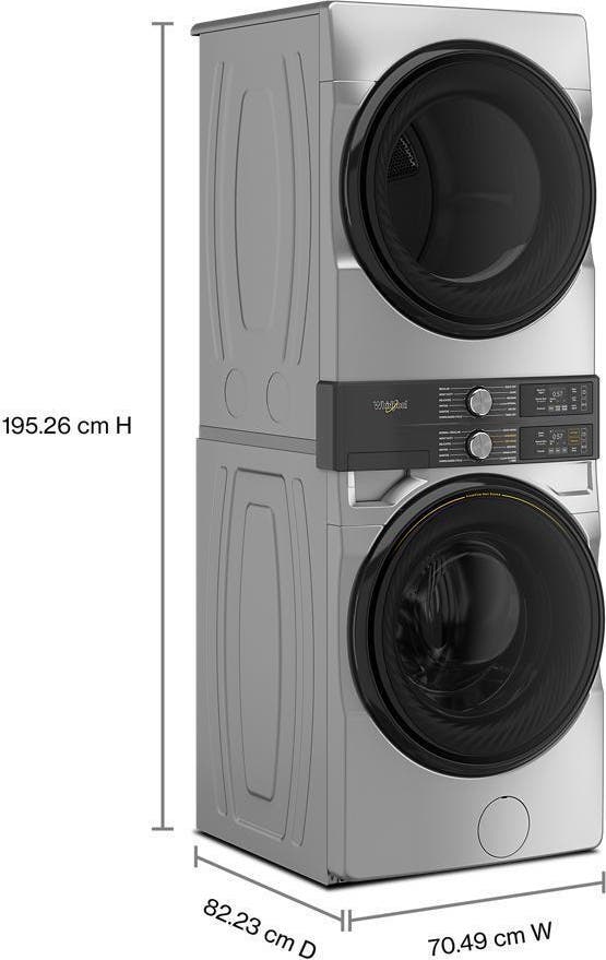 Whirlpool WGF5727TR Gas, Radiant Silver