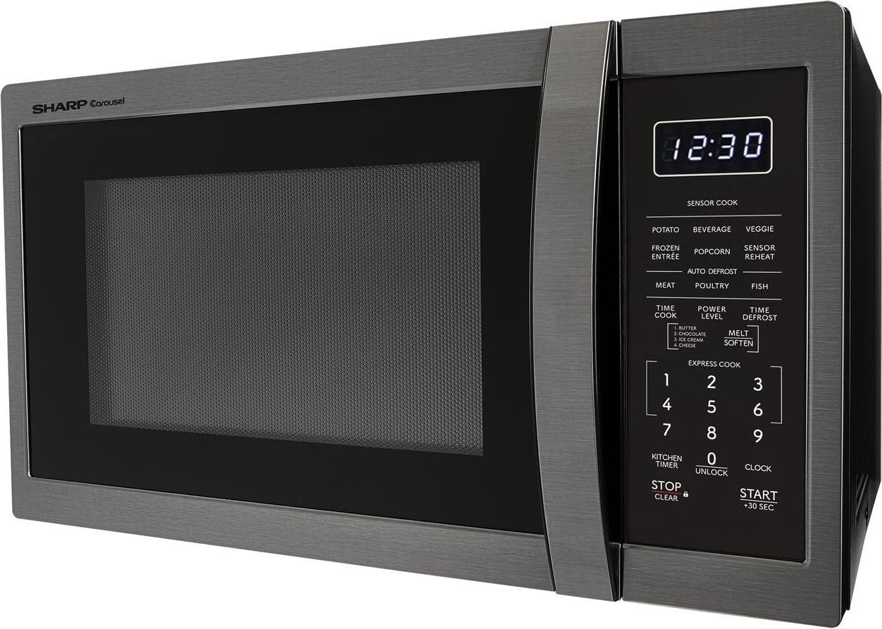 Sharp SMC1452KH Black Stainless Steel