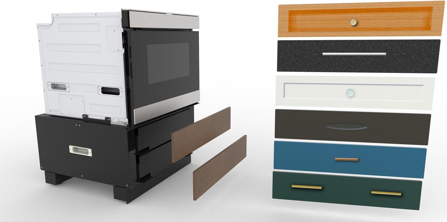 Sharp SKCD24U0GS Panel Ready with Stainless Steel Panels