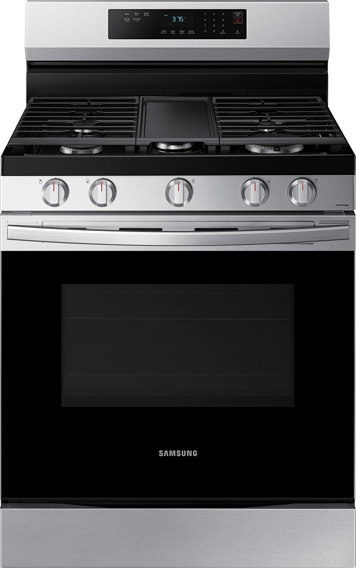 Samsung NX60A6311SS 6.0 cu. ft. Smart Freestanding Gas Range