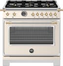 36 Inch Heritage Series Gas Range With 6 Brass Burners