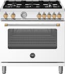 36 Inch Master Series Dual Fuel Range With 5 Aluminum Burners