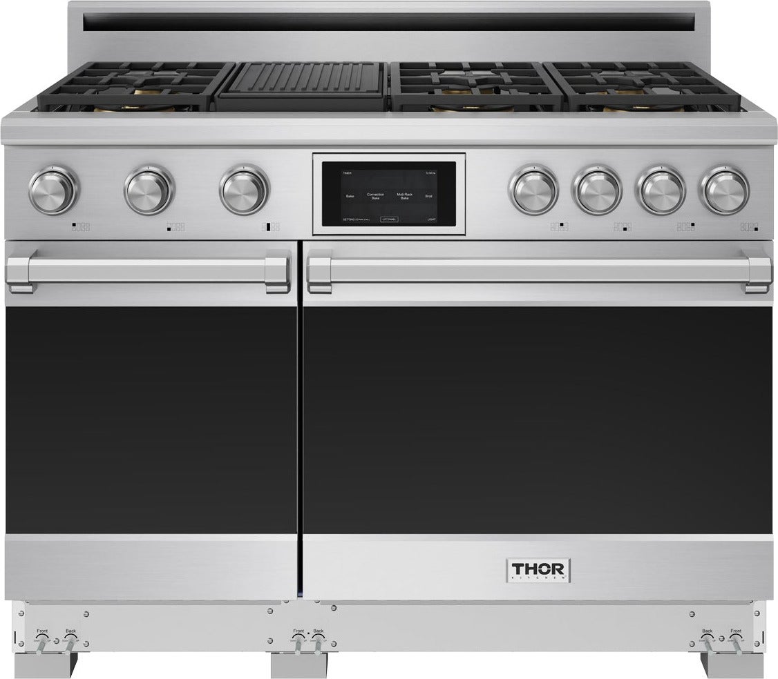Thor XRD48E X Series 48 Inch Professional Dual Fuel Range: Natural