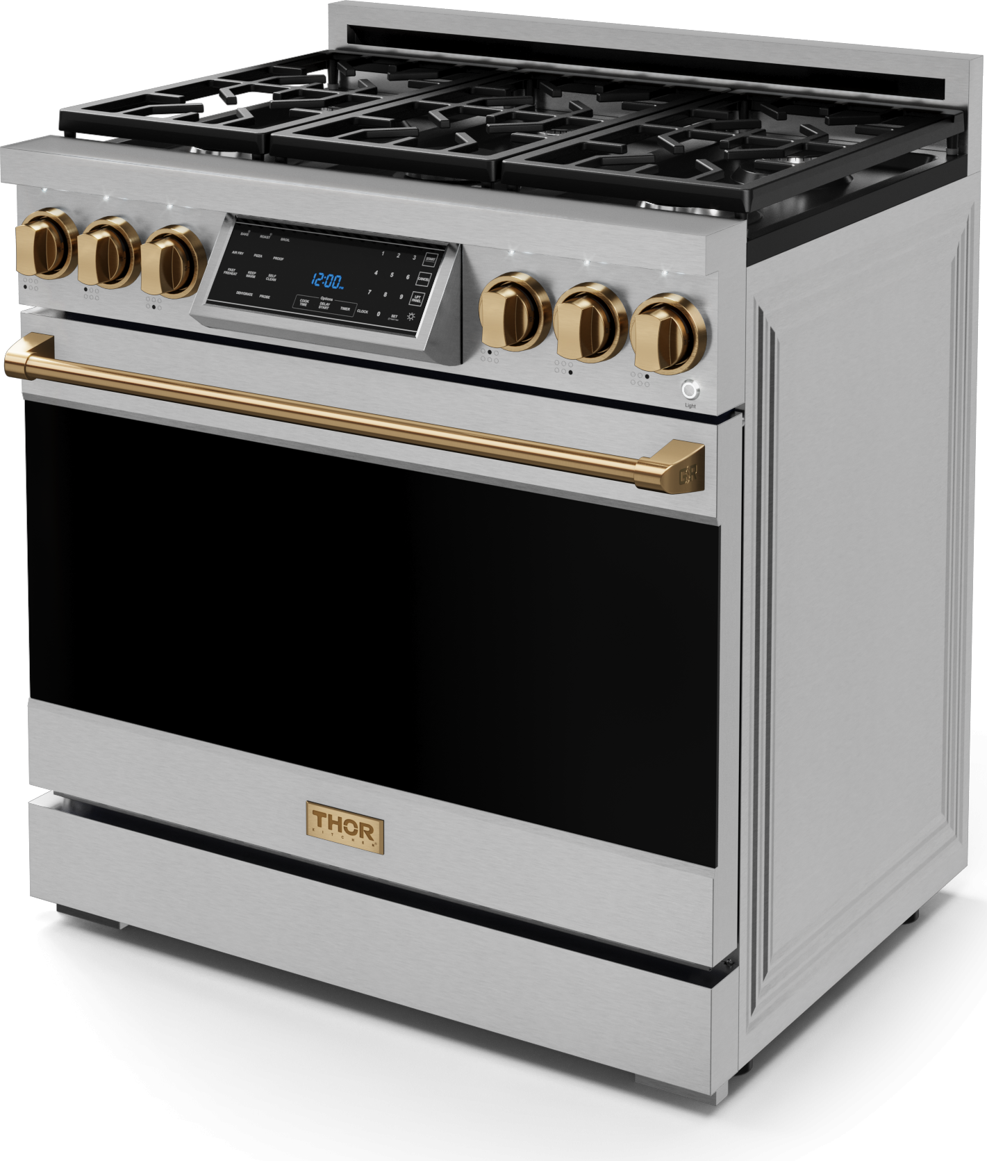 Thor RSG36BRZ Gordan Ramsay 36 Inch Pro Style Gas Range Stainless