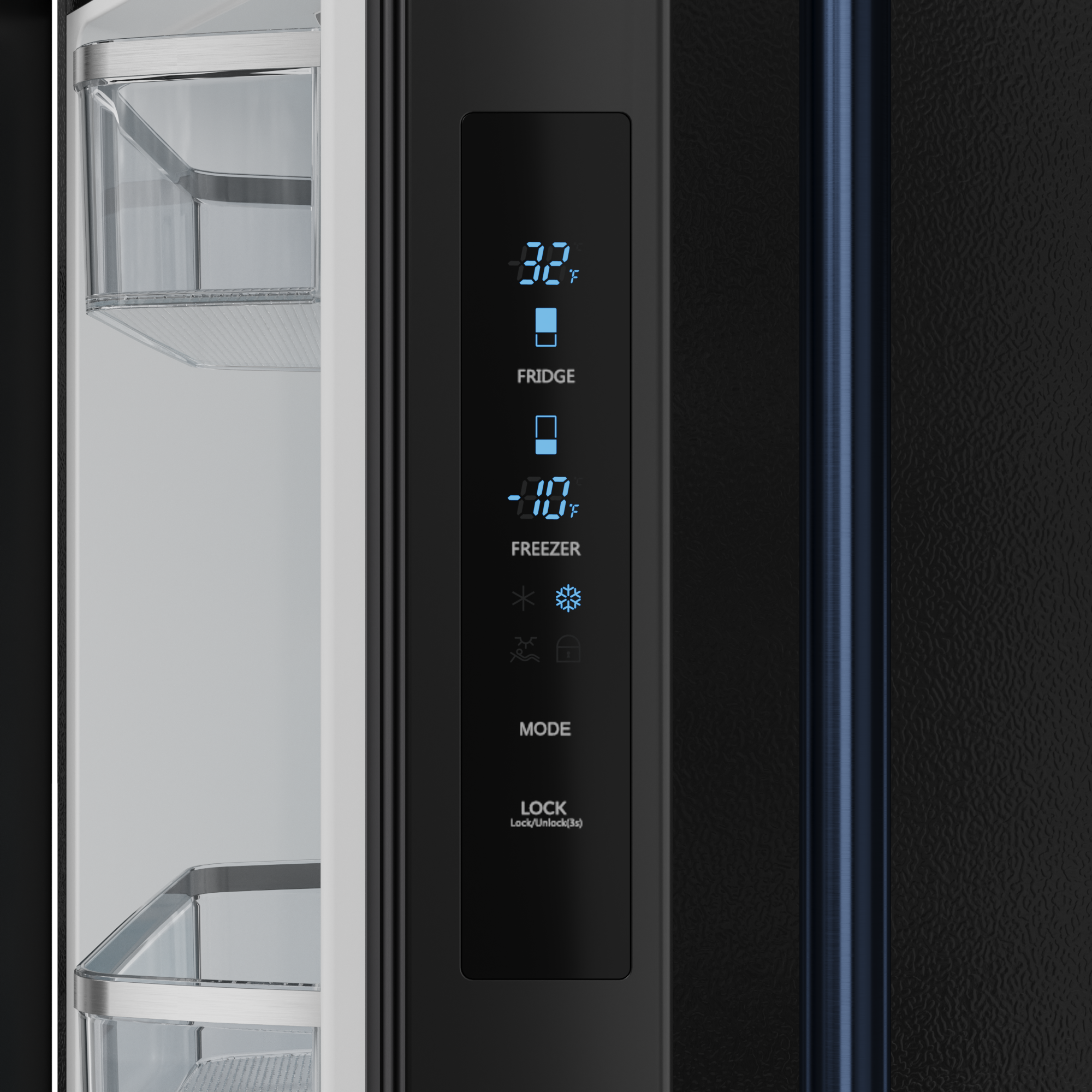 Thor RF3017FFD00BLU Black with Blue Accents