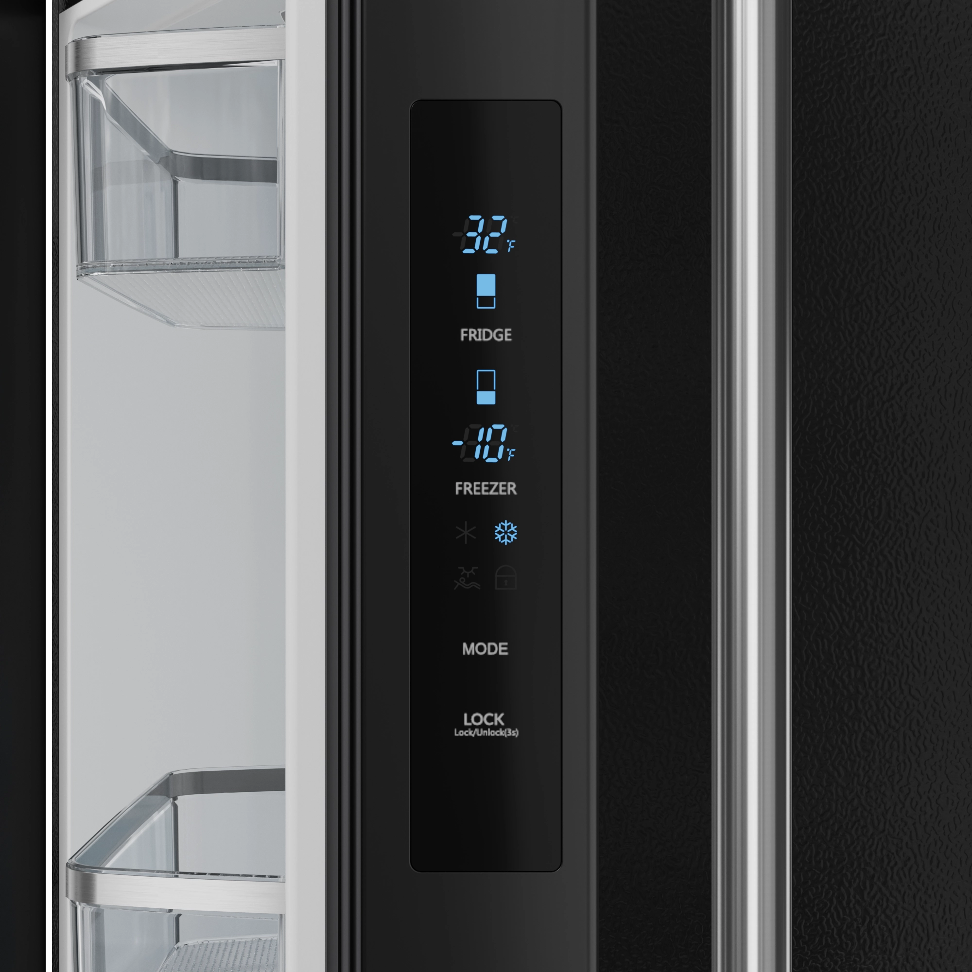Thor RF3017FFD00SS Black With Stainless Steel Accents