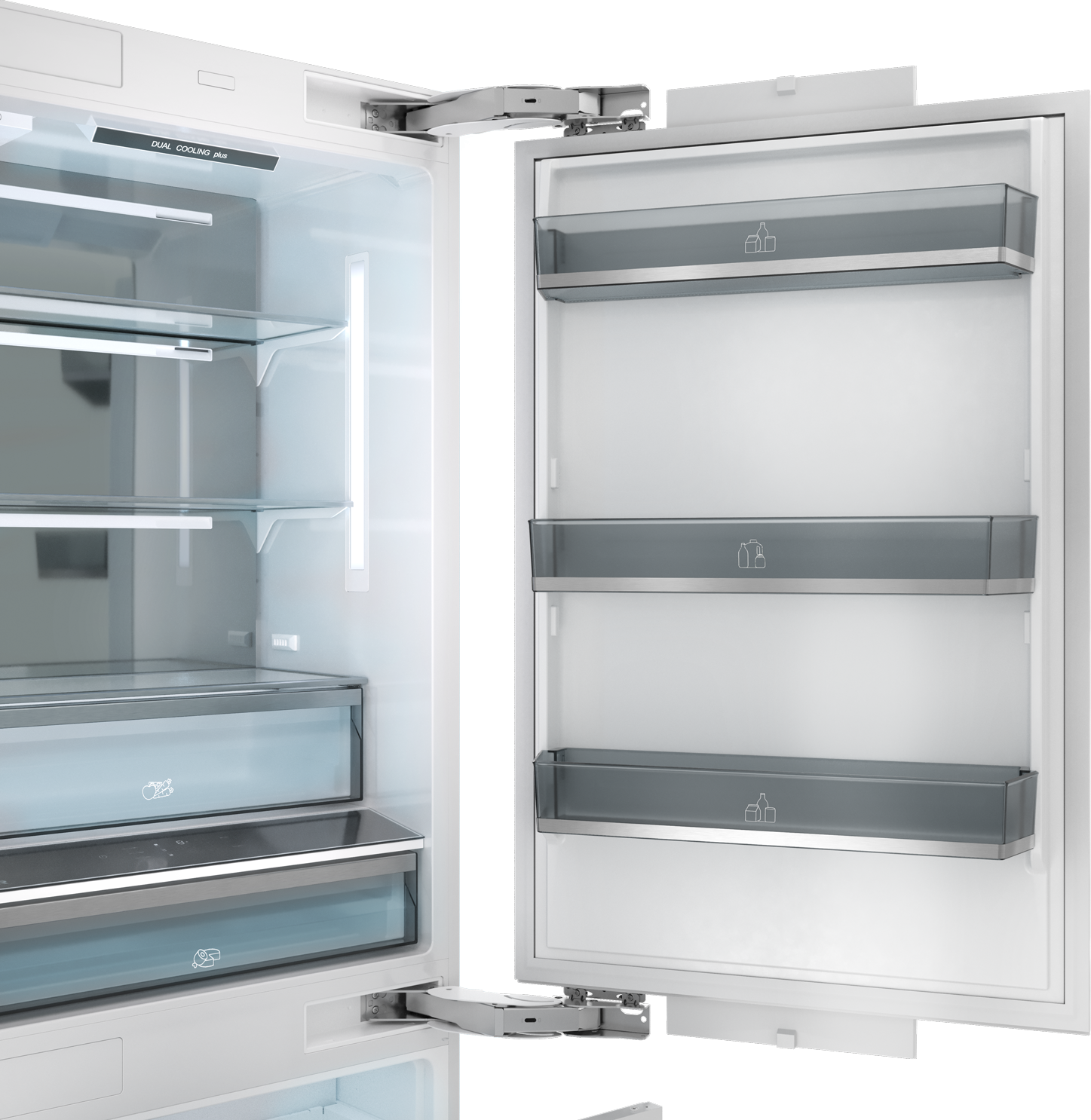 Thor XRF3016BBPSS Series Built-In Bottom Freezer Refrigerator - Thumbnail 5