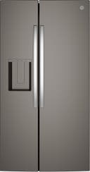 36 Inch Freestanding Side-By-Side Refrigerator with 27.9 cu. ft. Capacity, 4 Glass Shelves, 2 Gallon Door Bins, External Ice & Water Dispenser, In-Door Icemaker, and ADA Compliant