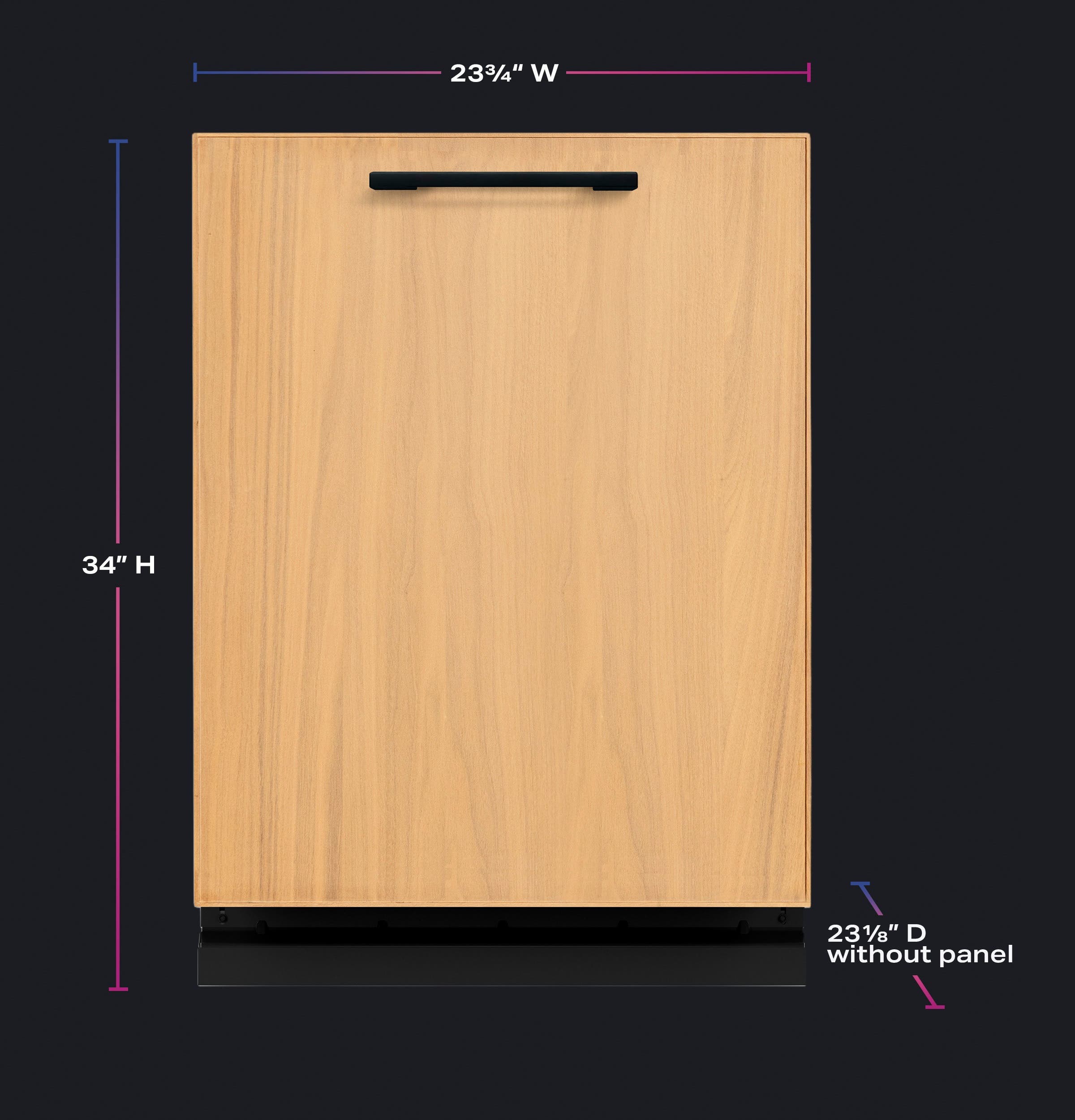 GE PDT715SIYII Panel Ready