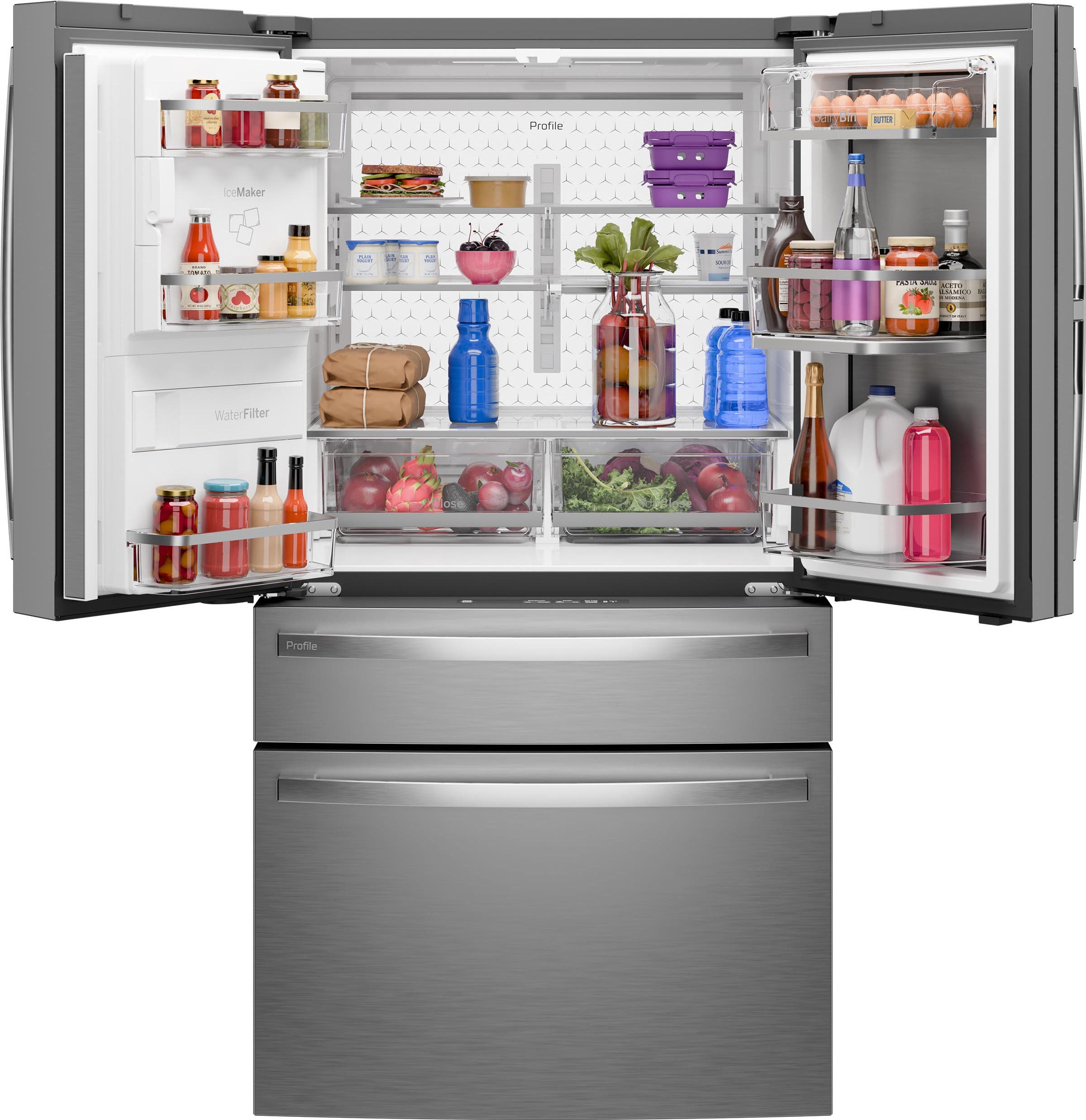 GE PXD22HYYFS Fingerprint Resistant Stainless Steel