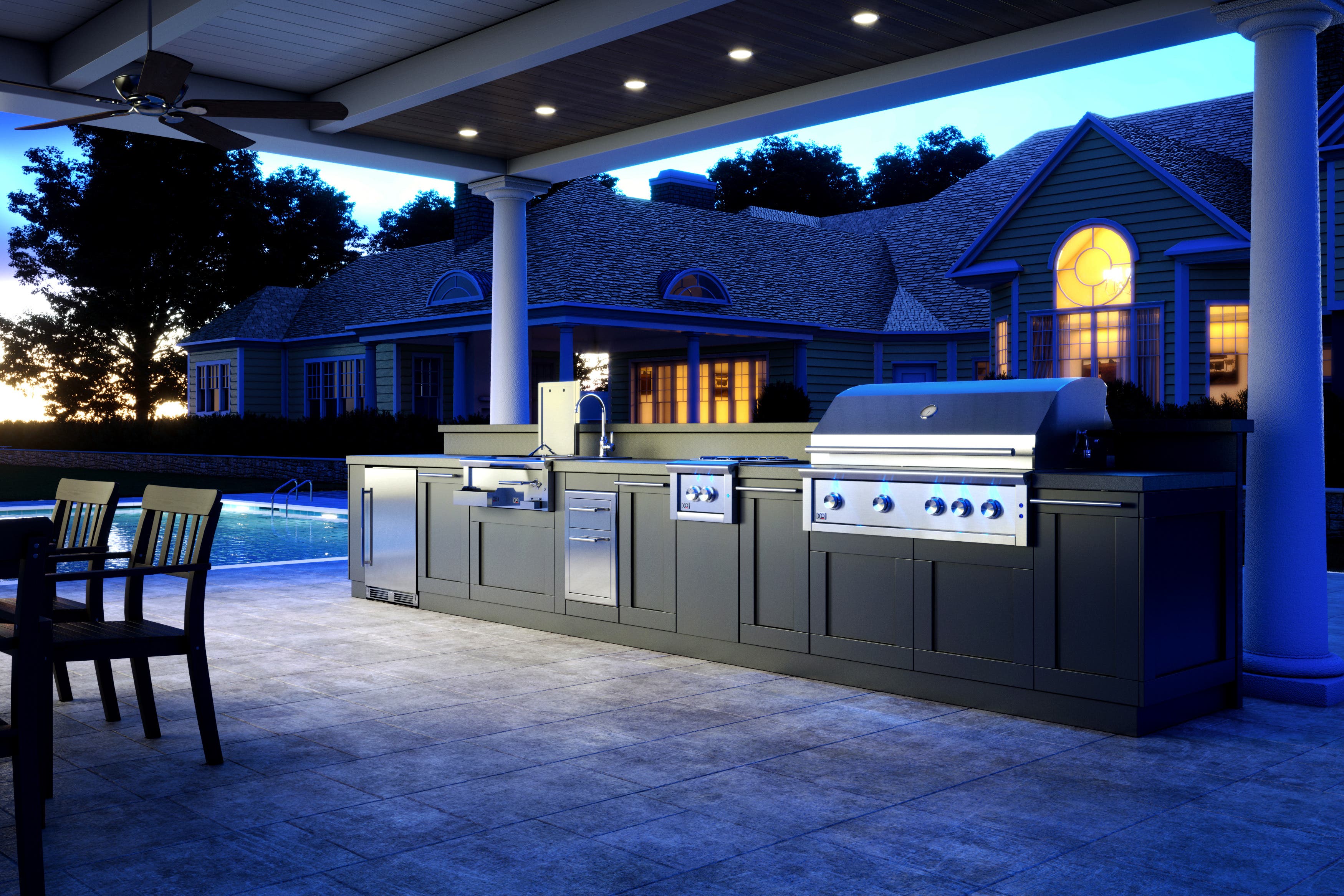 XO XOGRILL36L Stainless Steel, Liquid Propane