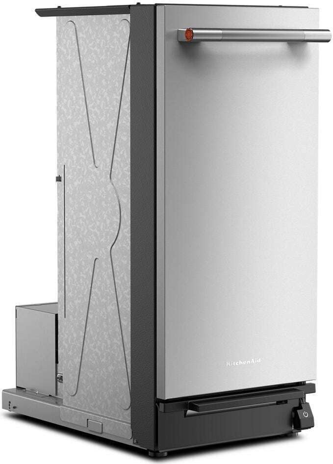 KitchenAid KTTP515TSS 15 Inch Built-In Trash Compactor Stainless