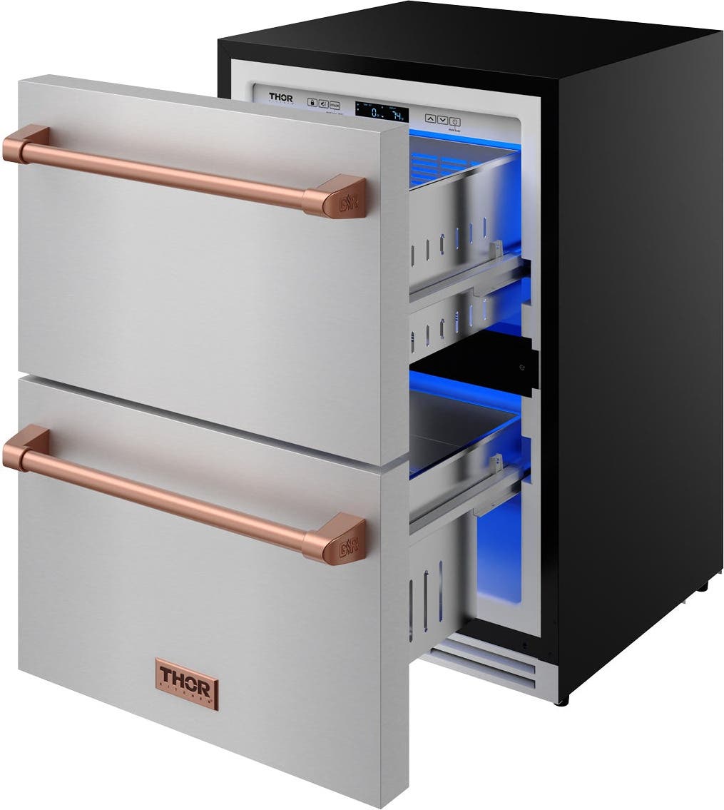 Thor RZ24URSG Stainless Steel With Rose Gold Color Kit