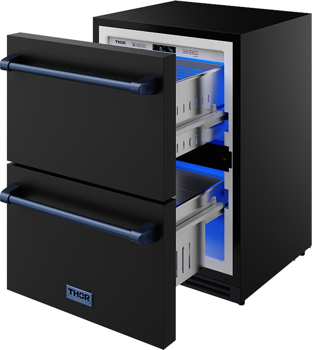 Thor RZ24UBBLU Black With Gun Metal Blue Color Kit