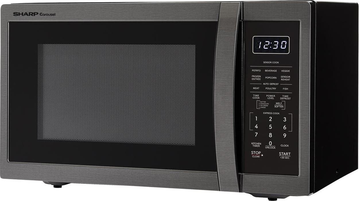 Sharp SMC1452KH Black Stainless Steel