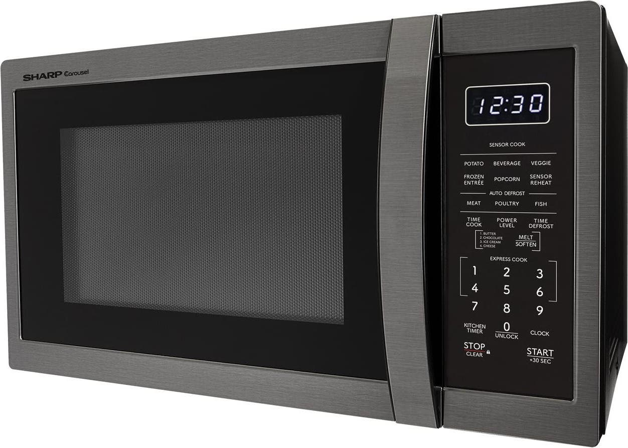 Sharp SMC1452KH Black Stainless Steel