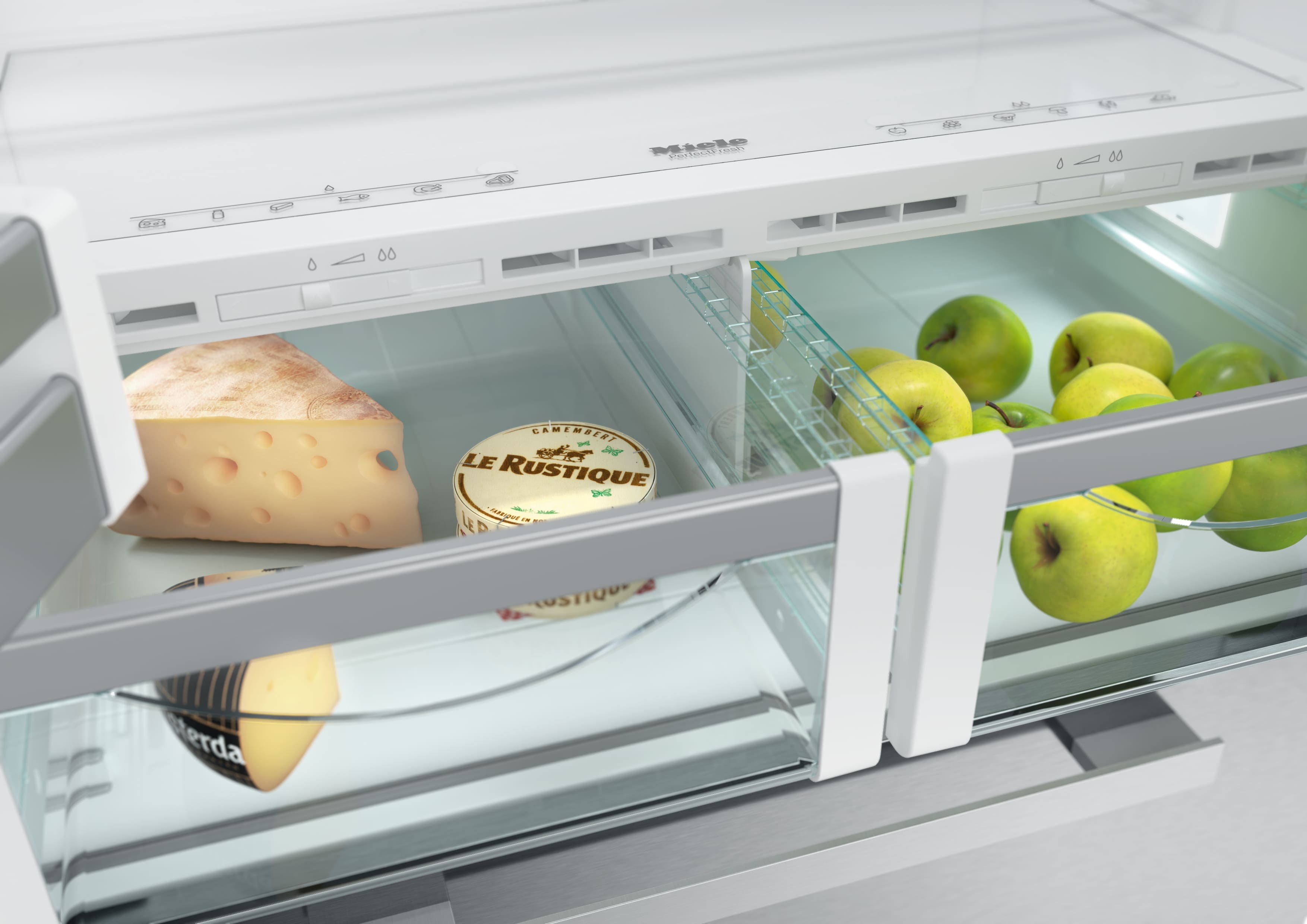 Miele KFNF9959IDE 36 Inch French Door Bottom Freezer Drawers
