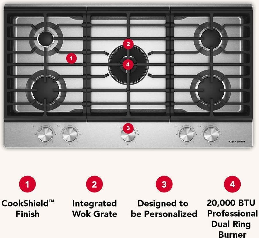 KitchenAid KCGK736SSS Stainless Steel