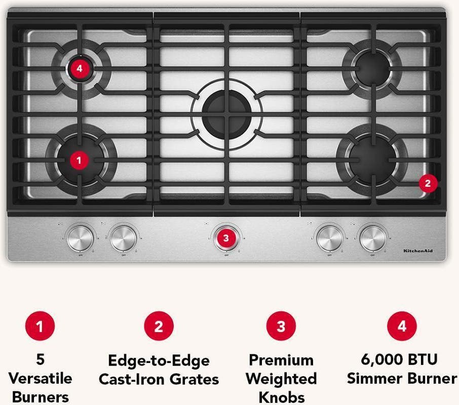 KitchenAid KCGK336SSS Stainless Steel
