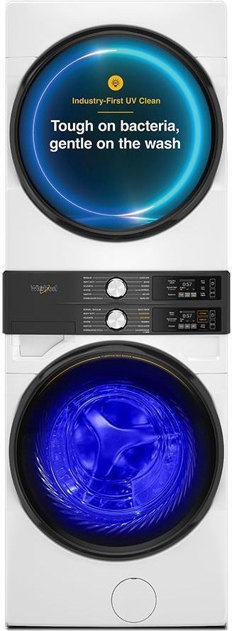 w28e1wj110xdb7vha3cv様 Whirlpool WEF5727TW 27 Inch Laundry Tower White | Plesser's Appliances