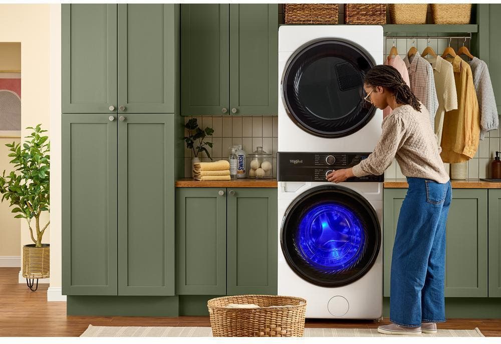 Whirlpool WEF5727TW Electric, White