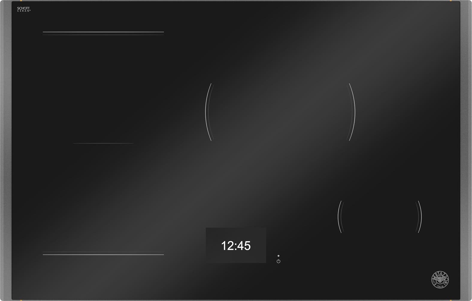 Bertazzoni PE304TC Black Glass With Carbonio Trim