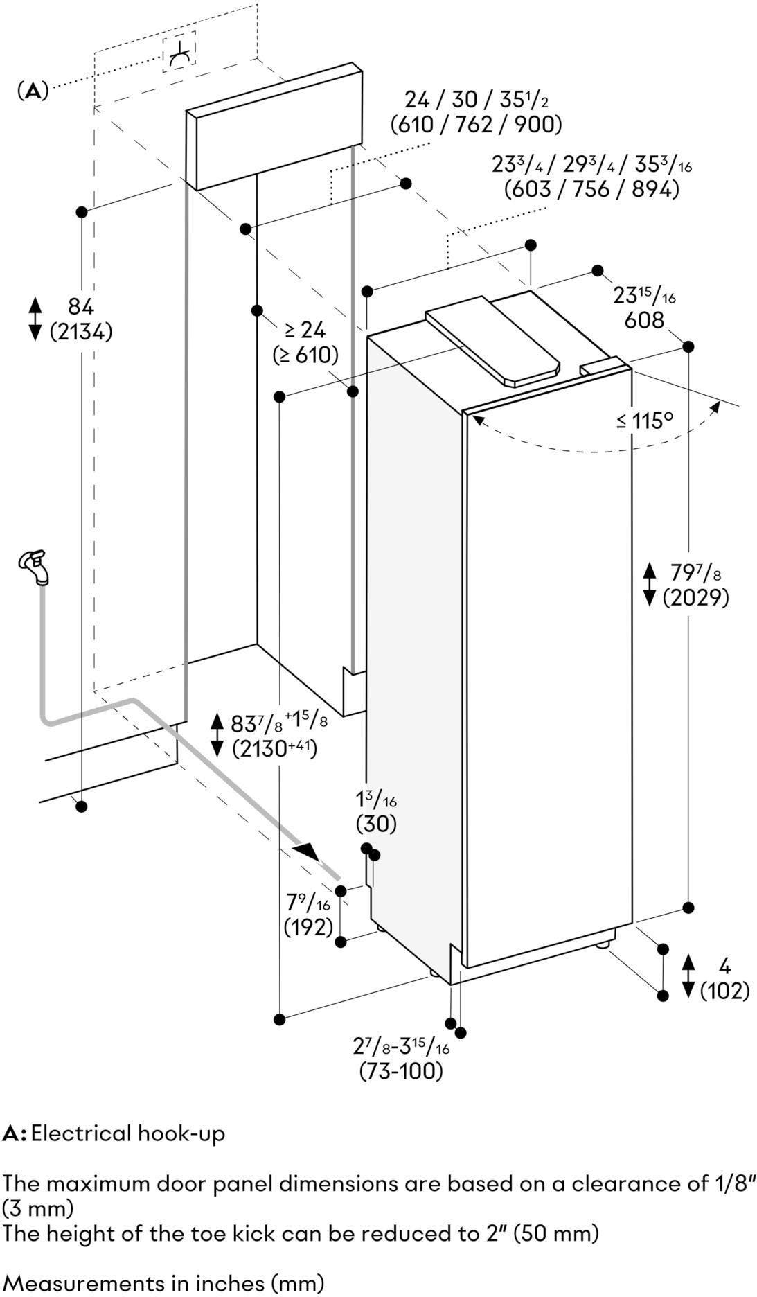 Gaggenau RVC467790 Custom Panel Ready
