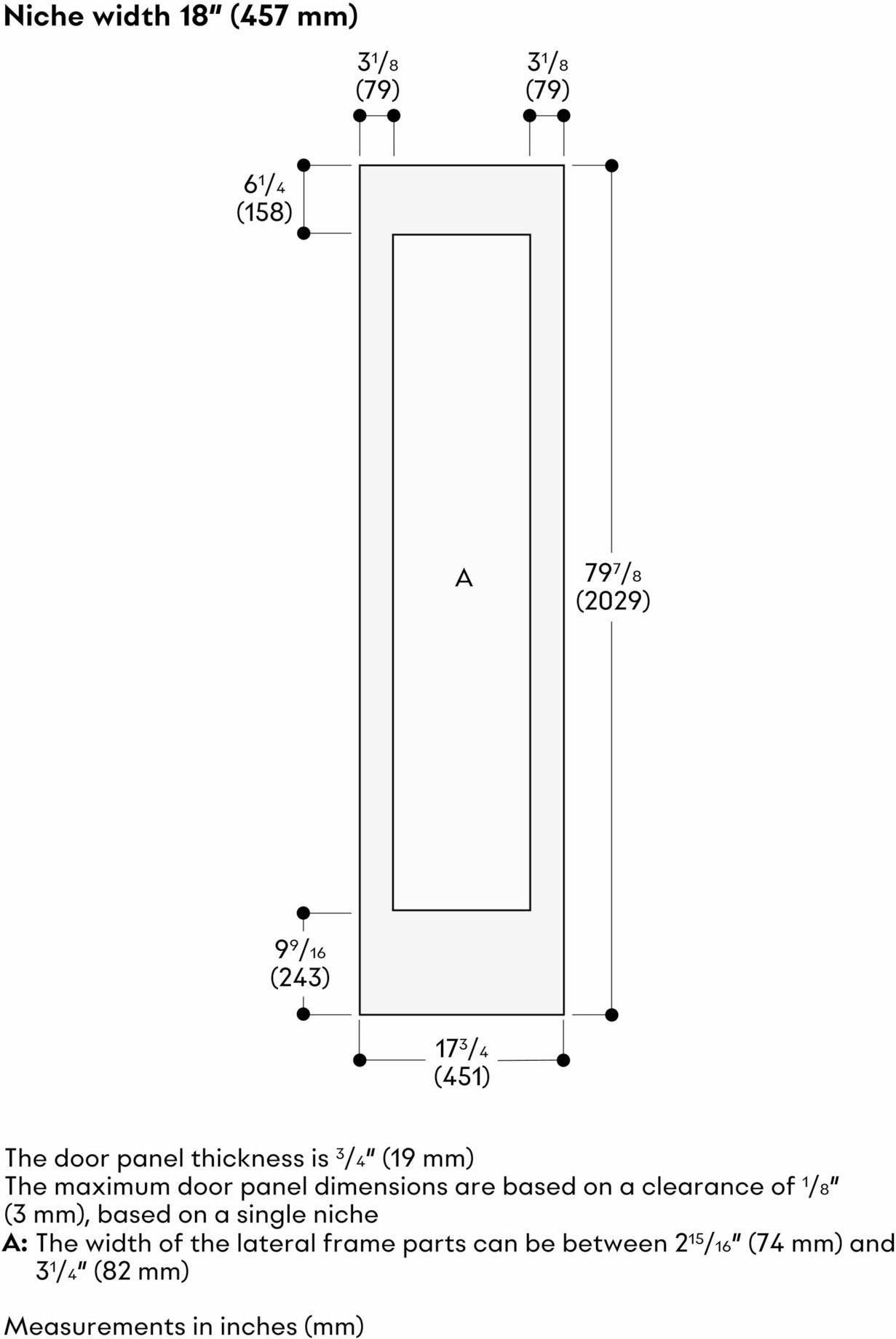 Gaggenau RVW417770 Custom Panel Ready