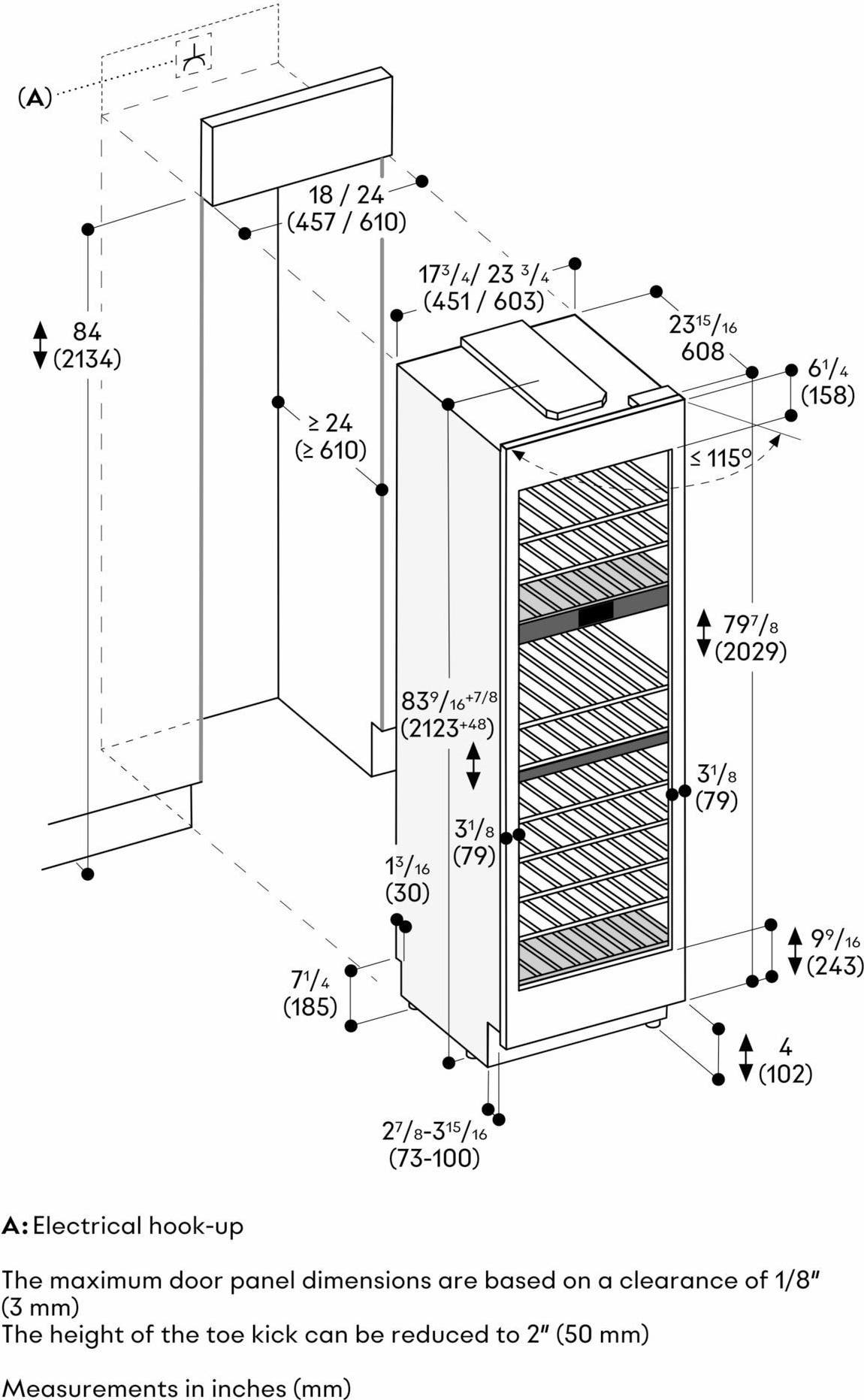 Gaggenau RVW417770 Custom Panel Ready