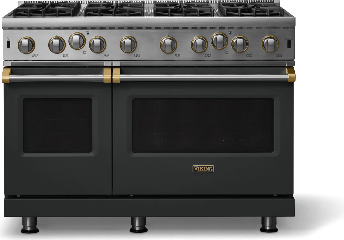 Viking VGIC54828BSQBB 48 Inch 8 Burner Gas Range Squall