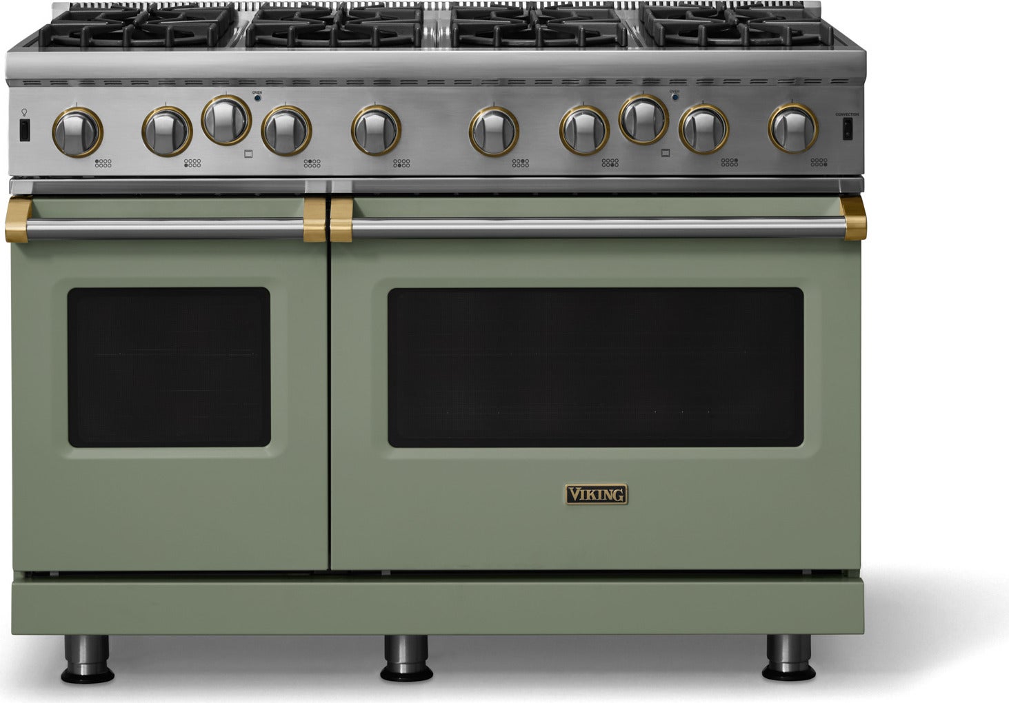 Viking VGIC54828BPWBB 48 Inch 8 Burner Gas Range Pure White