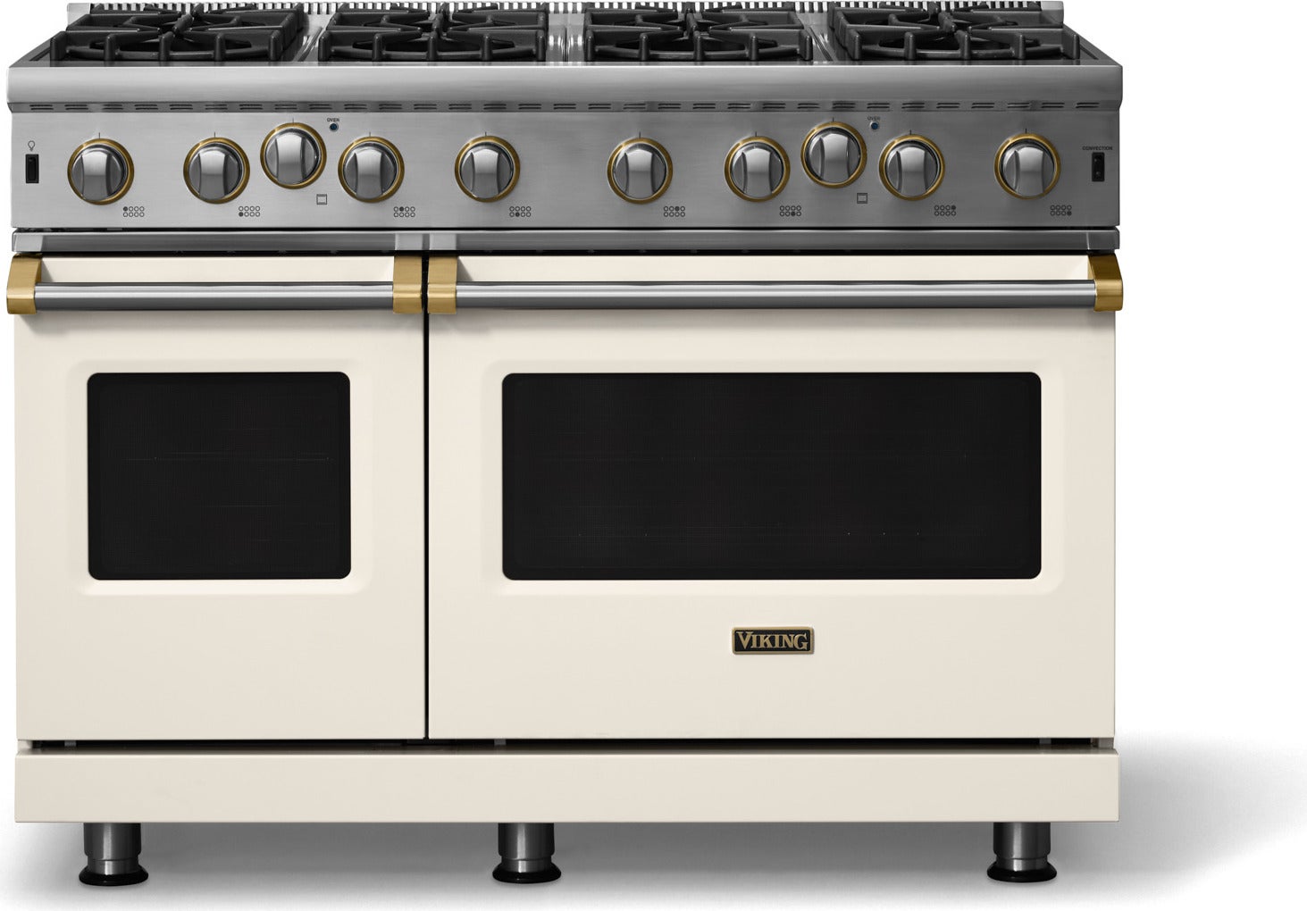 Viking VGIC54828BPWBB 48 Inch 8 Burner Gas Range Pure White
