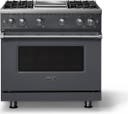 36 Inch 4 Burner Gas Range With Griddle