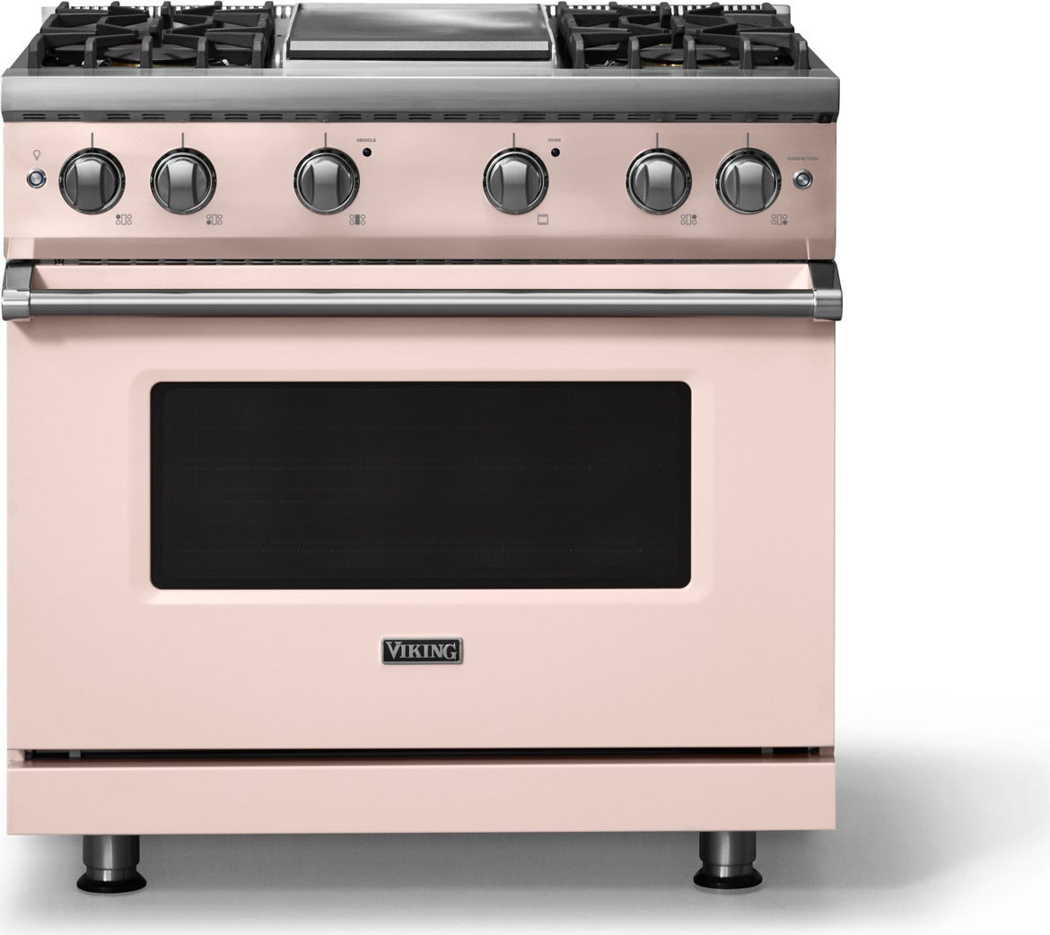 Viking VGR53644GSPBBLP 36 Inch 4 Burner Gas Range Splash