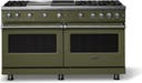 60 Inch 6 Burner Gas Range With Griddle And Grill